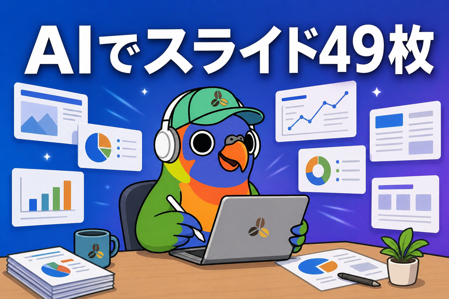 AIで会社紹介スライド49枚を作った話